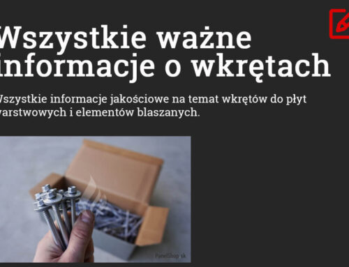 Wszystkie ważne informacje o wkrętach